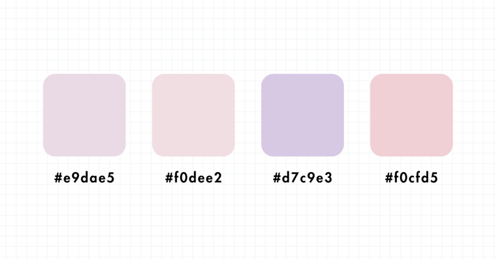 上品で落ち着いたくすみピンクカラー