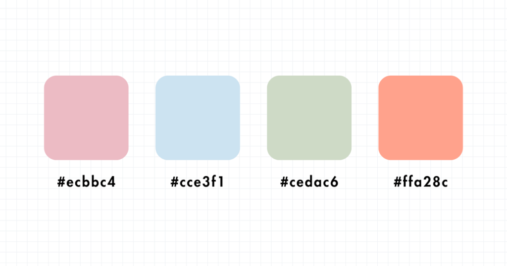 ポップで大人かわいい色